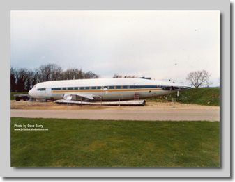 Ex Airwork & Silver City Hermes, BUA / BCal CSU now on the fire ground